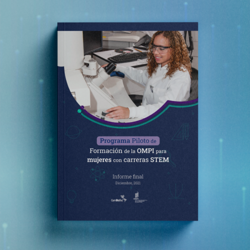 Programa Piloto de Formación de la OMPI para mujeres con carreras STEM_Portada_mockup